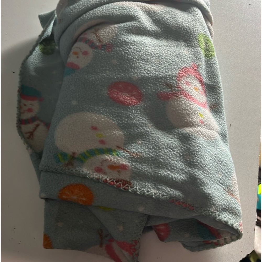Christmas themed size twin throw